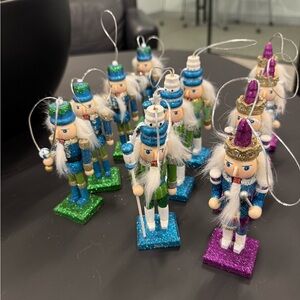 Colorful Nutcracker Ornaments Set